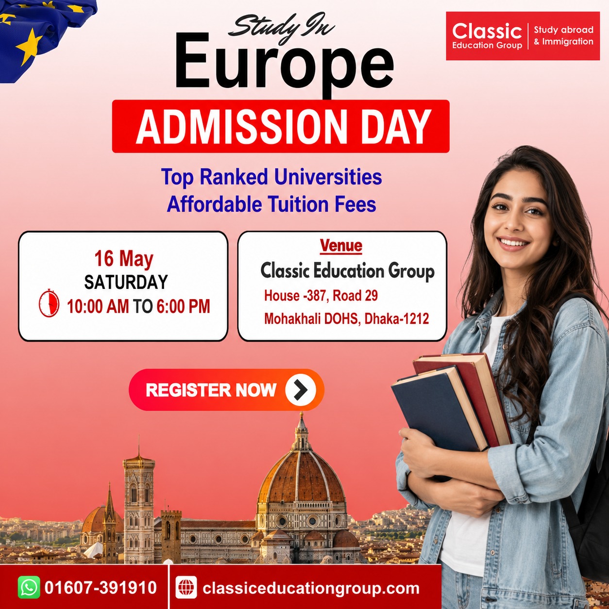 Europe Admission Day